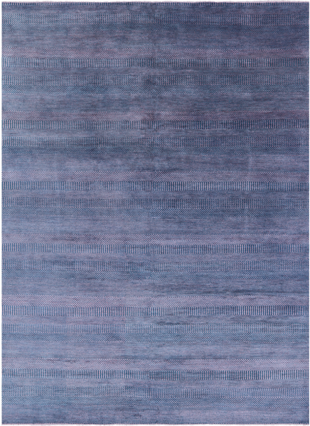 Savannah Grass Hand Knotted Wool & Silk Rug - 8' 11" X 12' 3"