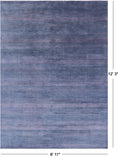 Savannah Grass Hand Knotted Wool & Silk Rug - 8' 11" X 12' 3"