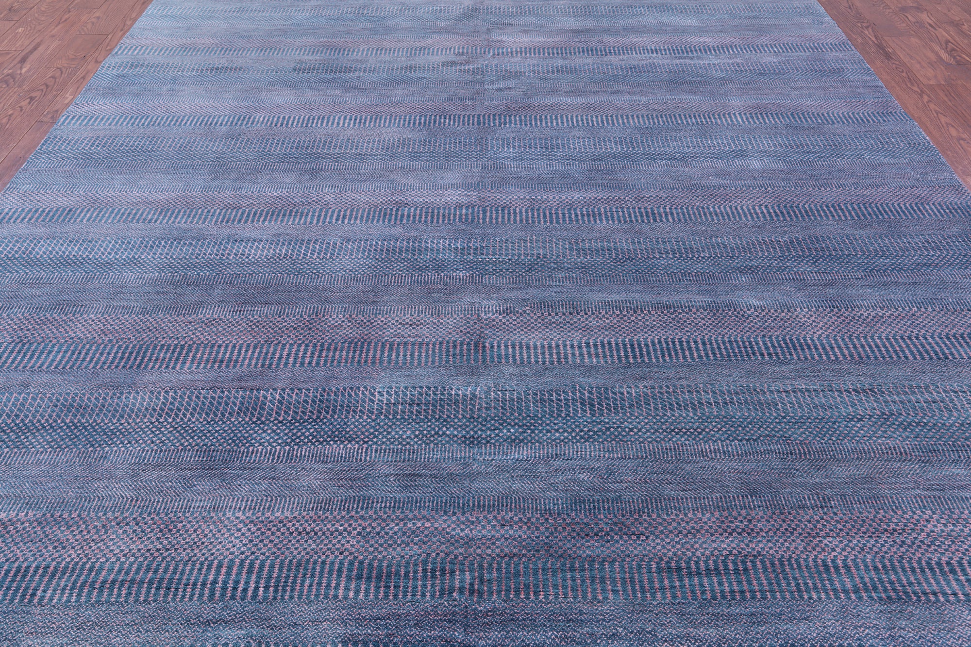 Savannah Grass Hand Knotted Wool & Silk Rug - 8' 11" X 12' 3"