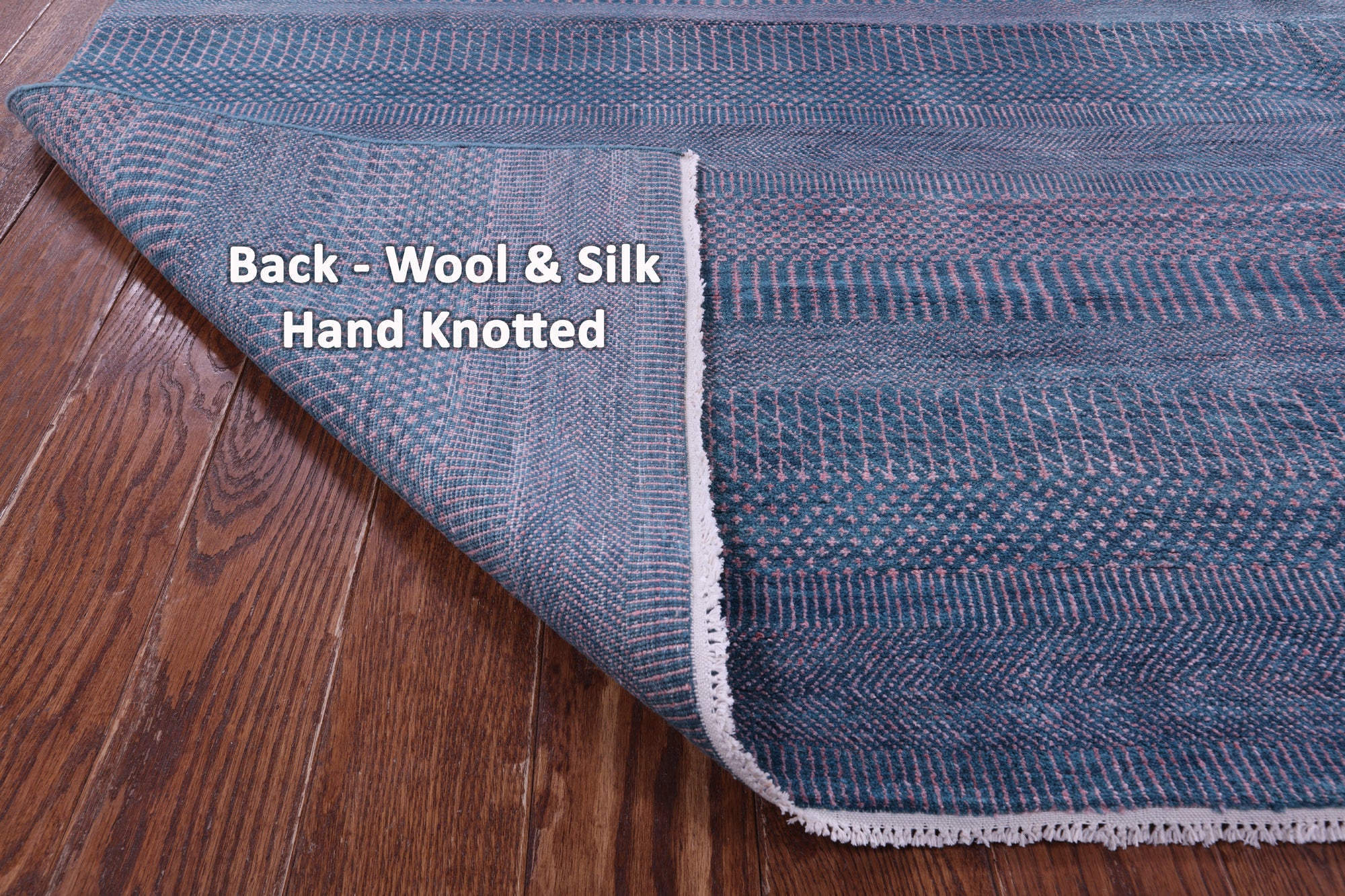 Savannah Grass Hand Knotted Wool & Silk Rug - 8' 11" X 12' 3"