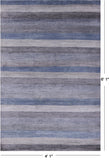 Savannah Grass Hand Knotted Wool & Silk Rug - 4' 1" X 6' 1" - Golden Nile
