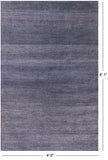 Savannah Grass Hand Knotted Wool & Silk Rug - 4' 0" X 6' 1" - Golden Nile