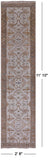 Ivory Turkish Oushak Handmade Wool Runner Rug - 2' 8" X 11' 10" - Golden Nile