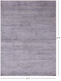 Savannah Grass Hand Knotted Wool & Silk Rug - 4' 1" X 5' 7" - Golden Nile