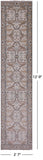 Ivory Turkish Oushak Hand Knotted Wool Runner Rug - 2' 7" X 12' 0" - Golden Nile