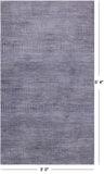 Savannah Grass Hand Knotted Wool & Silk Rug - 3' 0" X 5' 4" - Golden Nile