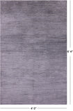 Savannah Grass Hand Knotted Wool & Silk Rug - 4' 0" X 6' 4" - Golden Nile
