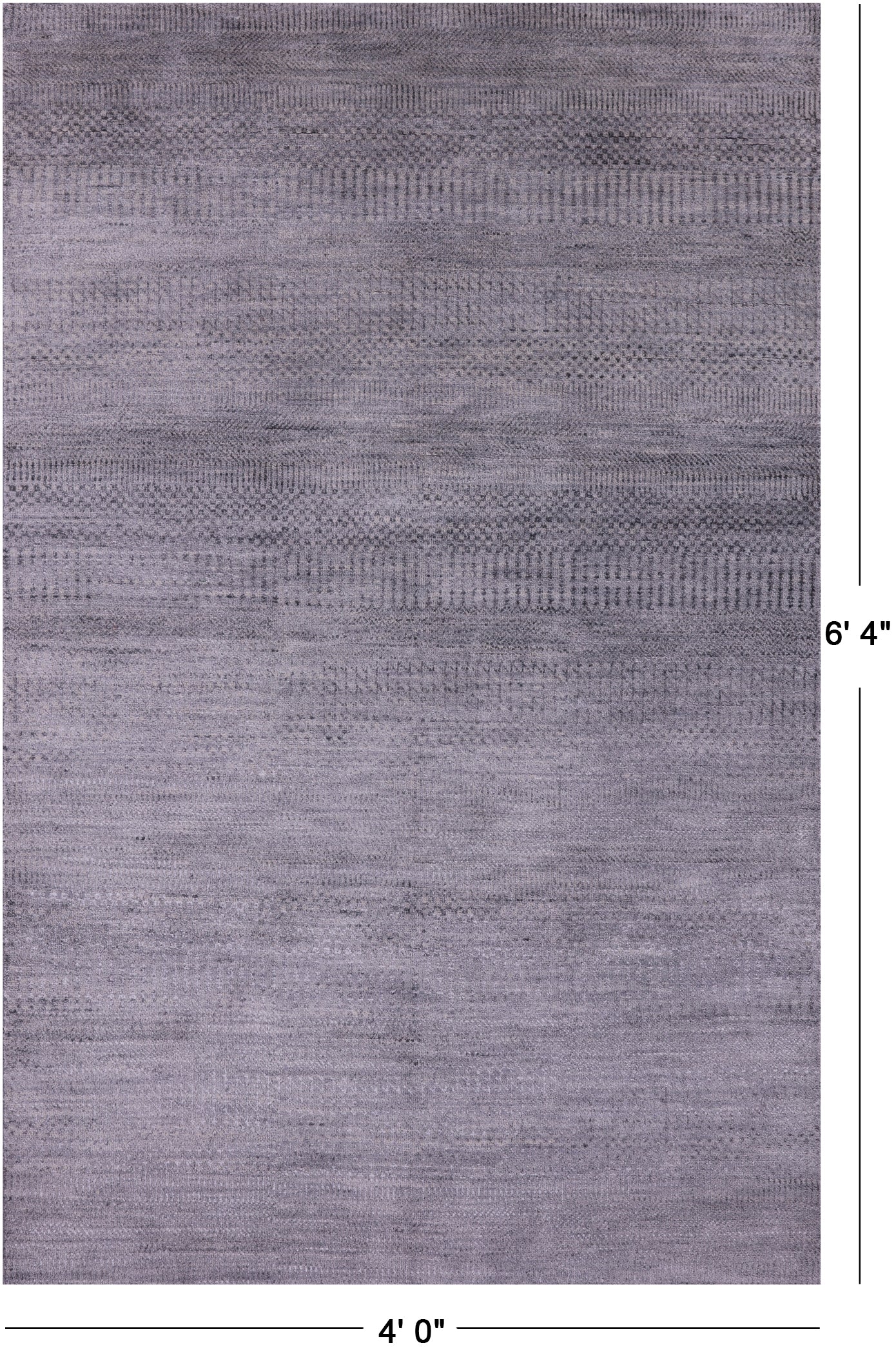 Savannah Grass Hand Knotted Wool & Silk Rug - 4' 0" X 6' 4" - Golden Nile