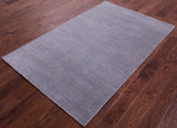 Savannah Grass Handmade Wool & Silk Rug - 3' 11" X 6' 2"