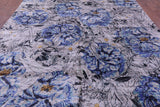 Contemporary Hand Knotted 100% Silk Rug - 8' 9" X 12' 2"