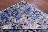 Contemporary Hand Knotted 100% Silk Rug - 8' 9" X 12' 2"