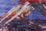 Parrots Design Contemporary Hand Knotted 100% Silk Rug - 8' 10" X 12' 4"