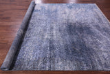 SUPER SALE Abstract Contemporary Hand Knotted Wool & Silk Rug - 7' 11" X 10' 1"