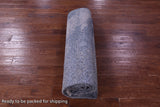 SUPER SALE Abstract Contemporary Hand Knotted Wool & Silk Rug - 7' 11" X 10' 1"