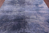 SUPER SALE Abstract Contemporary Hand Knotted Wool & Silk Rug - 7' 11" X 10' 1"
