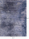 Abstract Modern Hand Knotted Wool & Silk Rug - 9' 11" X 14' 1" - Golden Nile