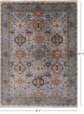 Persian Fine Serapi Handmade Wool Rug - 9' 1" X 12' 1" - Golden Nile