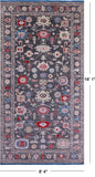 Grey Turkish Oushak Handmade Wool Rug - 8' 4" X 16' 1" - Golden Nile
