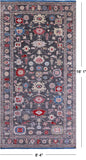 Grey Turkish Oushak Handmade Wool Rug - 8' 4" X 16' 1" - Golden Nile