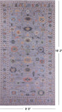 Turkish Oushak Hand Knotted Wool Rug - 9' 5" X 18' 2" - Golden Nile