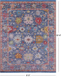 Turkish Oushak Hand Knotted Wool Rug - 8' 0" X 10' 4" - Golden Nile