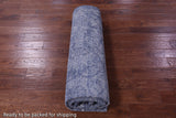 SUPER SALE Modern Hand Knotted Wool & Silk Rug - 7' 11" X 9' 11"