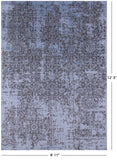 Contemporary Hand Knotted Wool & Silk Rug - 8' 11" X 12' 3" - Golden Nile