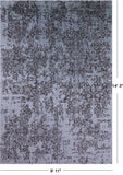 Contemporary Hand Knotted Wool & Silk Rug - 9' 11" X 14' 3" - Golden Nile