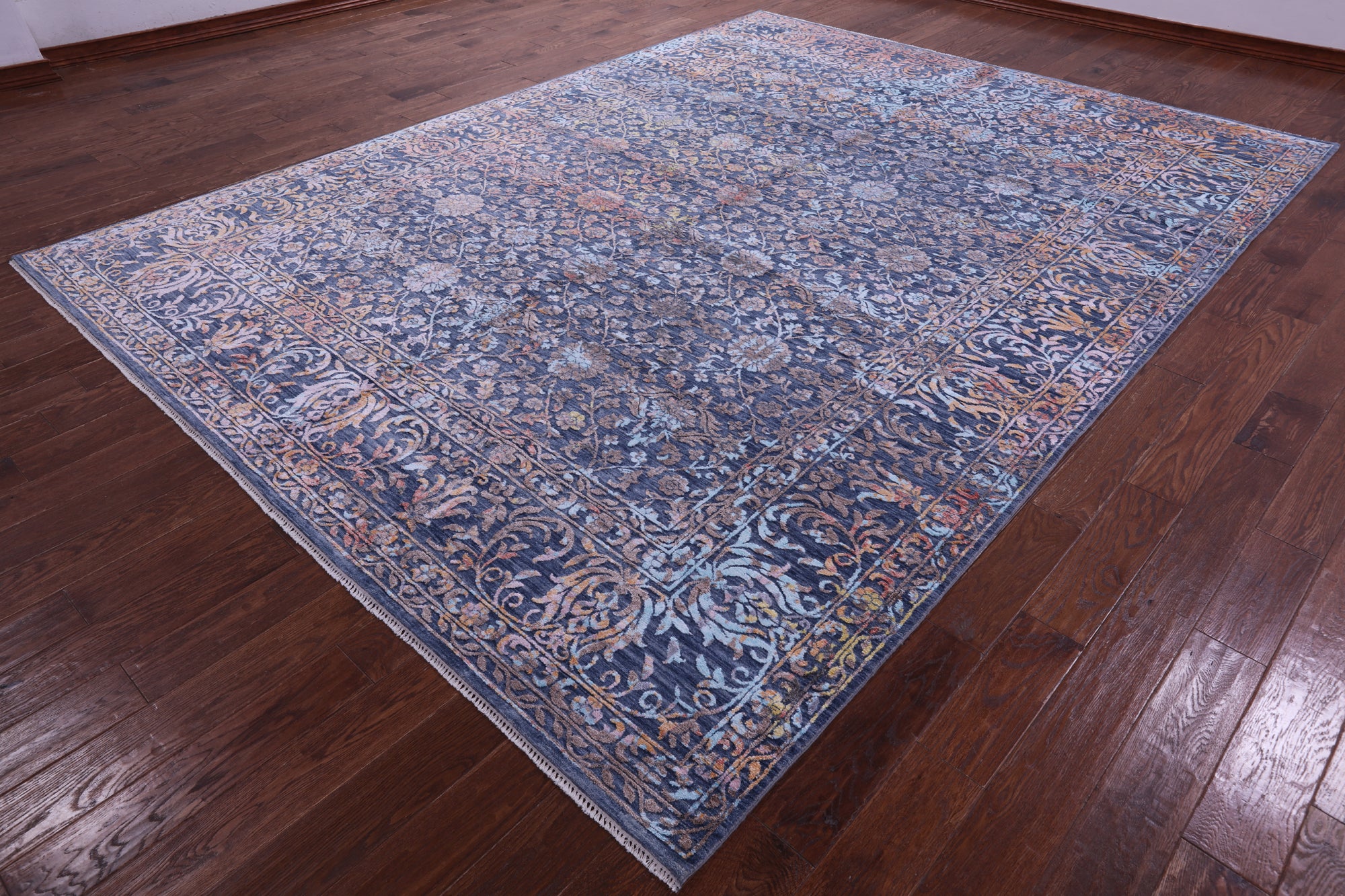 SUPER SALE Persian Handmade Wool & Silk Rug - 9' 1" X 12' 3"