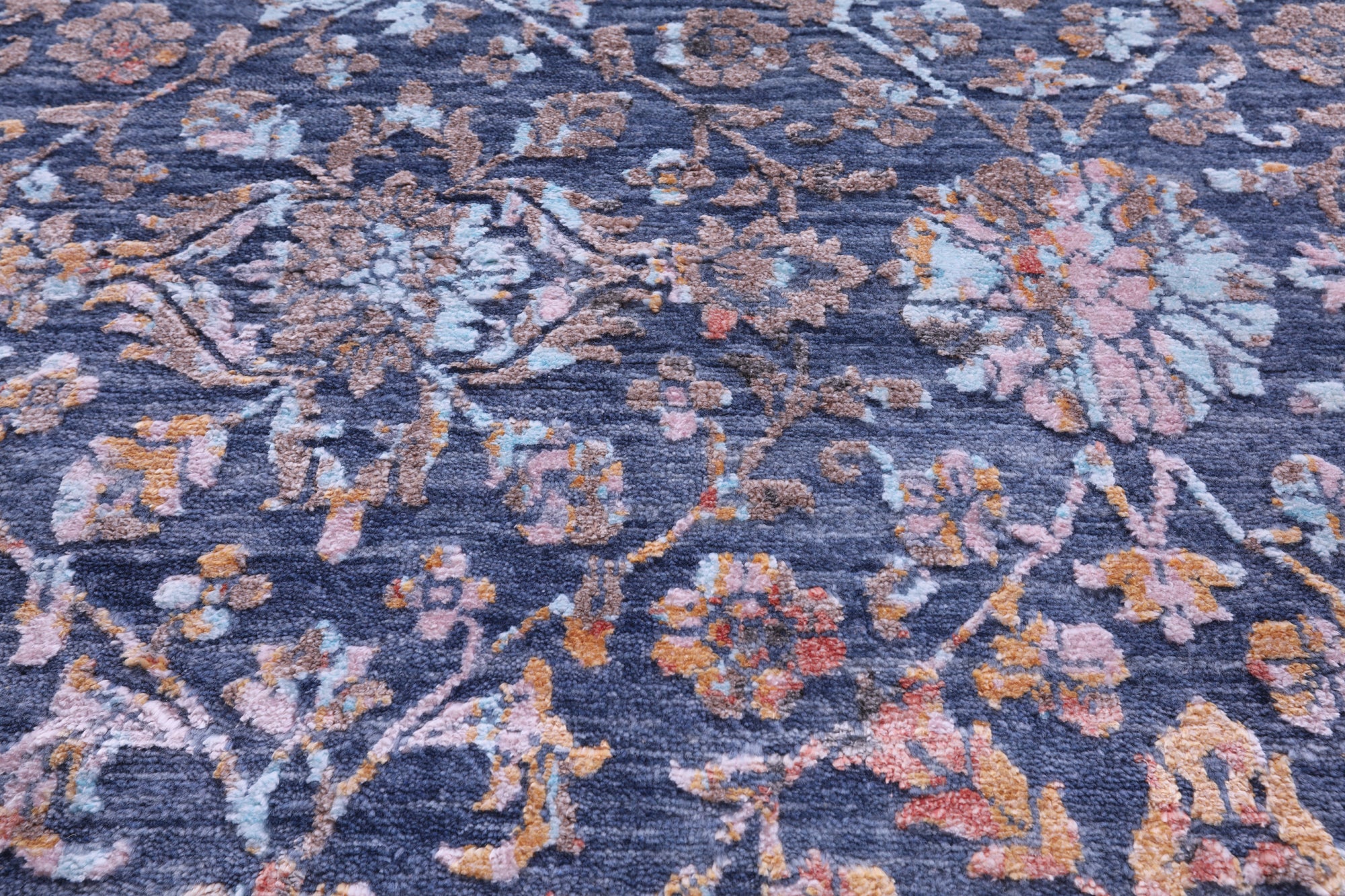 SUPER SALE Persian Handmade Wool & Silk Rug - 9' 1" X 12' 3"