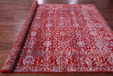 SUPER SALE Red Persian Hand Knotted Wool Rug - 8' 0" X 10' 0"