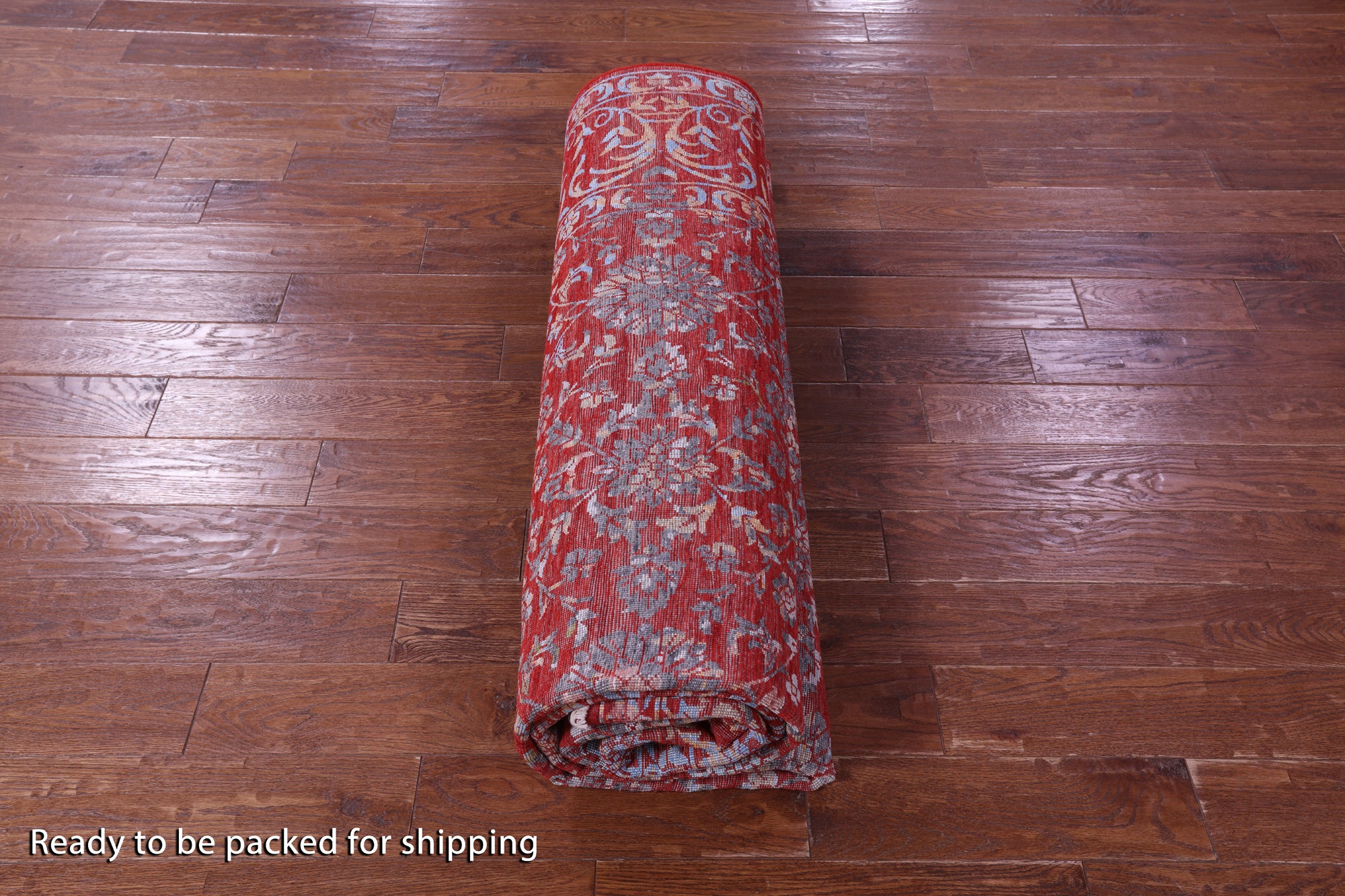 SUPER SALE Red Persian Hand Knotted Wool Rug - 8' 0" X 10' 0"
