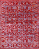 SUPER SALE Red Persian Hand Knotted Wool Rug - 8' 0" X 10' 0"
