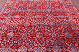 SUPER SALE Red Persian Hand Knotted Wool Rug - 8' 0" X 10' 0"