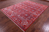 SUPER SALE Red Persian Hand Knotted Wool Rug - 8' 0" X 10' 0"