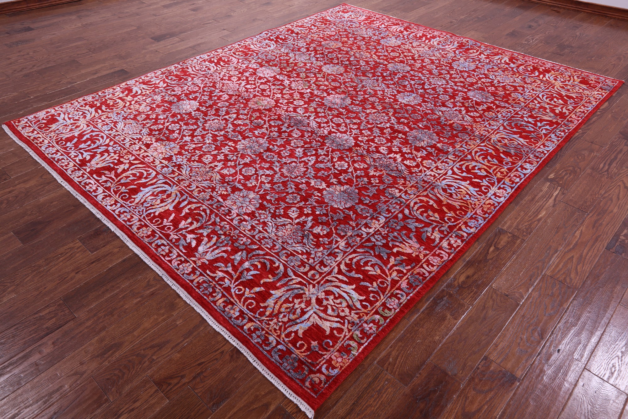 SUPER SALE Red Persian Hand Knotted Wool Rug - 8' 0" X 10' 0"