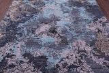 SUPER SALE Contemporary Hand Knotted Wool & Silk Rug - 7' 9" X 10' 2"