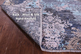 SUPER SALE Contemporary Hand Knotted Wool & Silk Rug - 7' 9" X 10' 2"