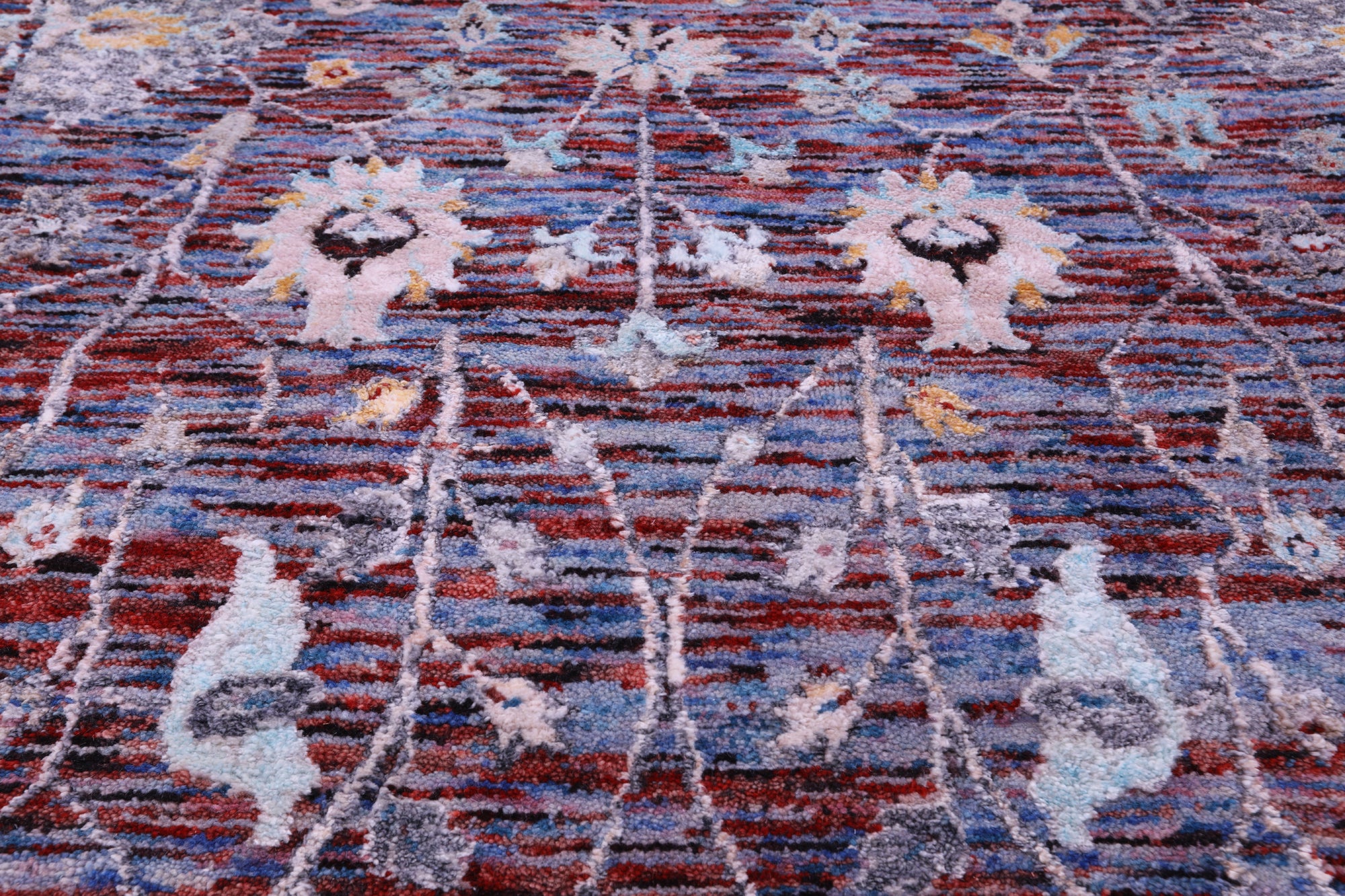 Persian Ziegler Hand Knotted Wool & Silk Rug - 8' 0" X 10' 0"