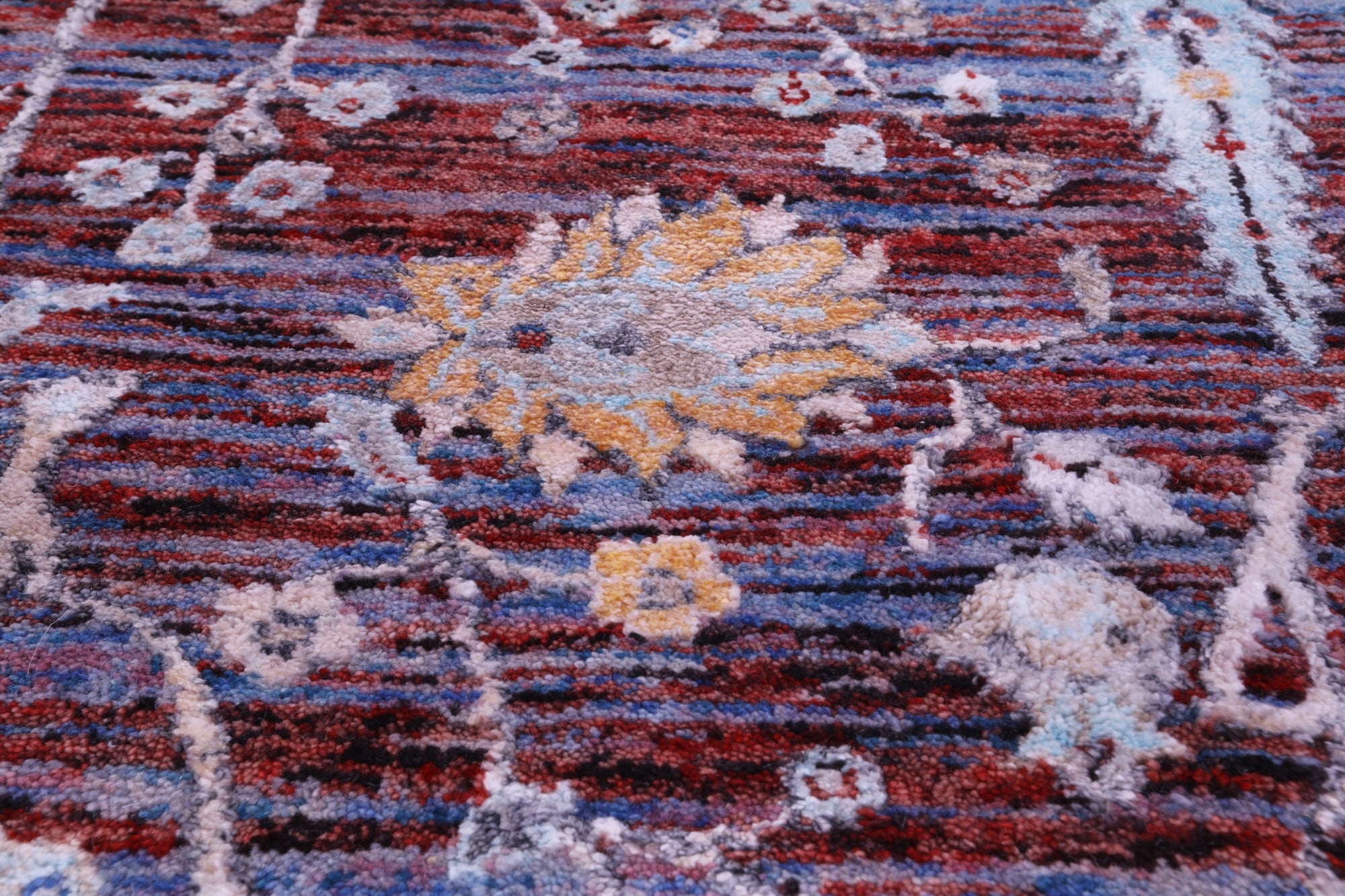 Persian Ziegler Hand Knotted Wool & Silk Rug - 8' 0" X 10' 0"