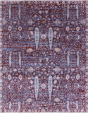 Persian Ziegler Hand Knotted Wool & Silk Rug - 8' 0" X 10' 0"