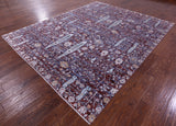 Persian Ziegler Hand Knotted Wool & Silk Rug - 8' 0" X 10' 0"