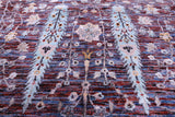 Persian Ziegler Hand Knotted Wool & Silk Rug - 8' 0" X 10' 0"