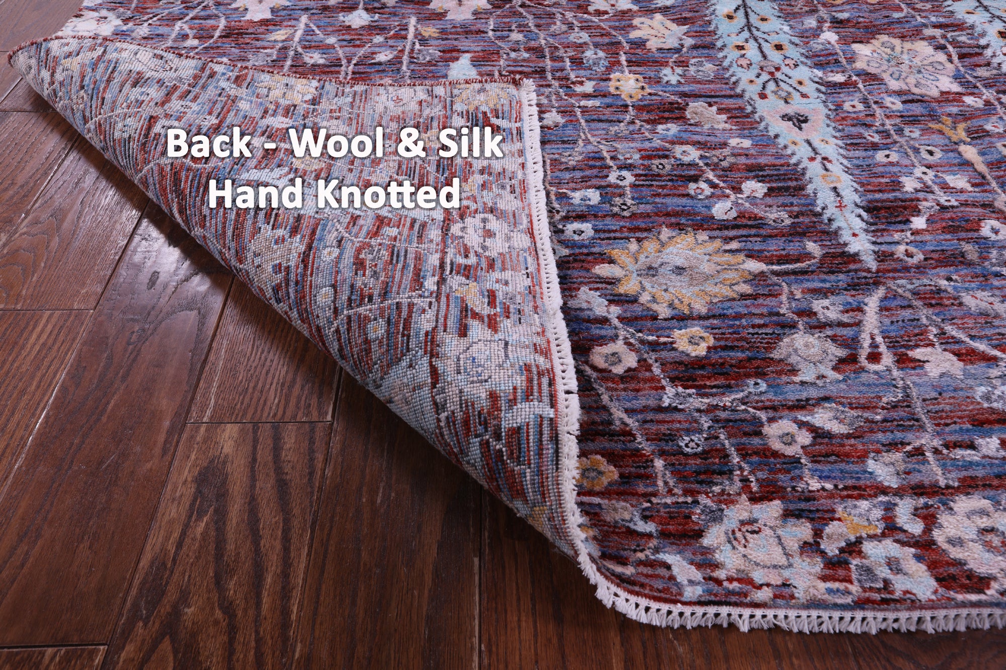 Persian Ziegler Hand Knotted Wool & Silk Rug - 8' 0" X 10' 0"
