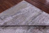 SUPER SALE Contemporary Hand Knotted Wool & Silk Rug - 9' 0" X 11' 6"