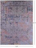 Modern Handmade Wool & Silk Rug - 10' 0" X 14' 1" - Golden Nile