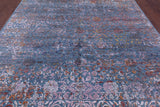 SUPER SALE Persian Hand Knotted Wool & Silk Rug - 8' 1" X 10' 1"
