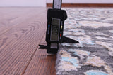 Grey Persian Ziegler Hand Knotted Wool & Silk Rug - 9' 0" X 12' 4"