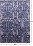 Grey Persian Ziegler Hand Knotted Wool & Silk Rug - 9' 10" X 14' 1" - Golden Nile