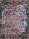 SUPER SALE Contemporary Hand Knotted Wool & Silk Rug - 8' 0" X 10' 6"